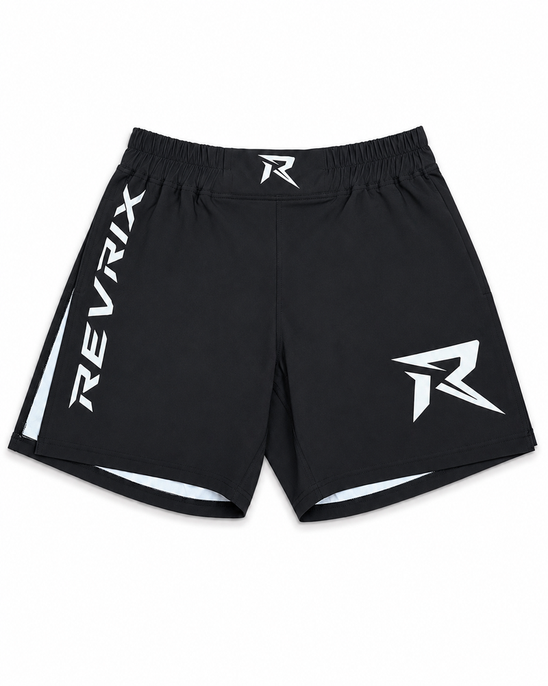 REVRIX Gladiator Fight Shorts 2.0 in Black
